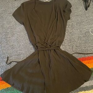 Black Bohme wrap/tie dress ? Large